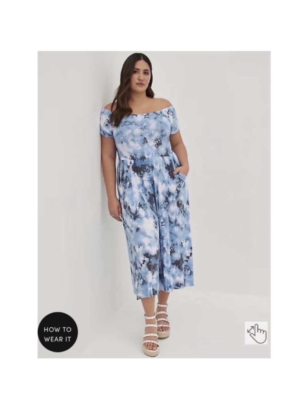 Torrid Tie Dye Romper NWT